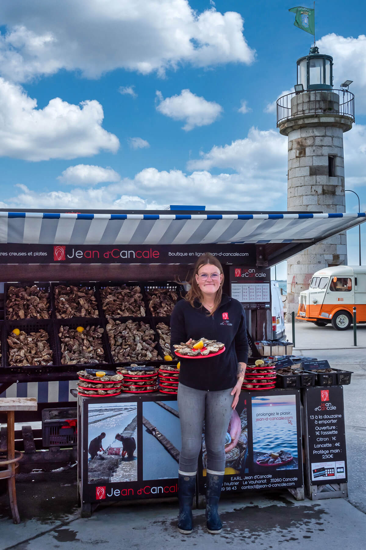 Boutique Jean de Cancale Vente d'huitres en ligne et sur place